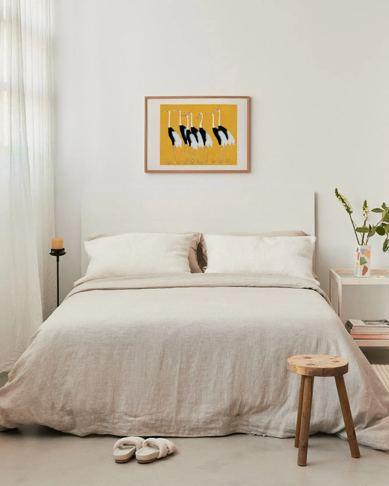 Hannun Affiches | Affiche Japanese Red-Crowned Crane Vintage
