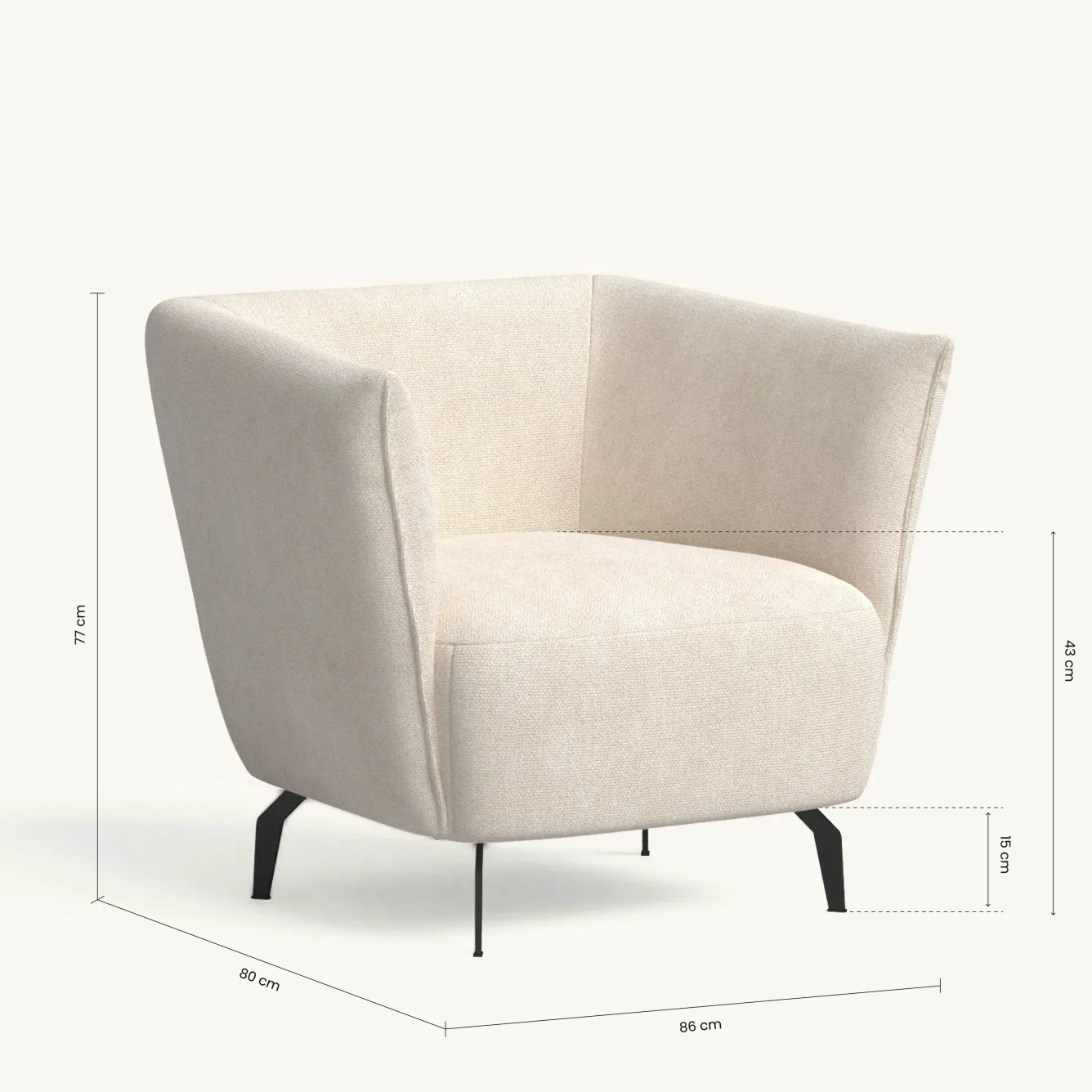 Hannun Fauteuils | Fauteuil Leza