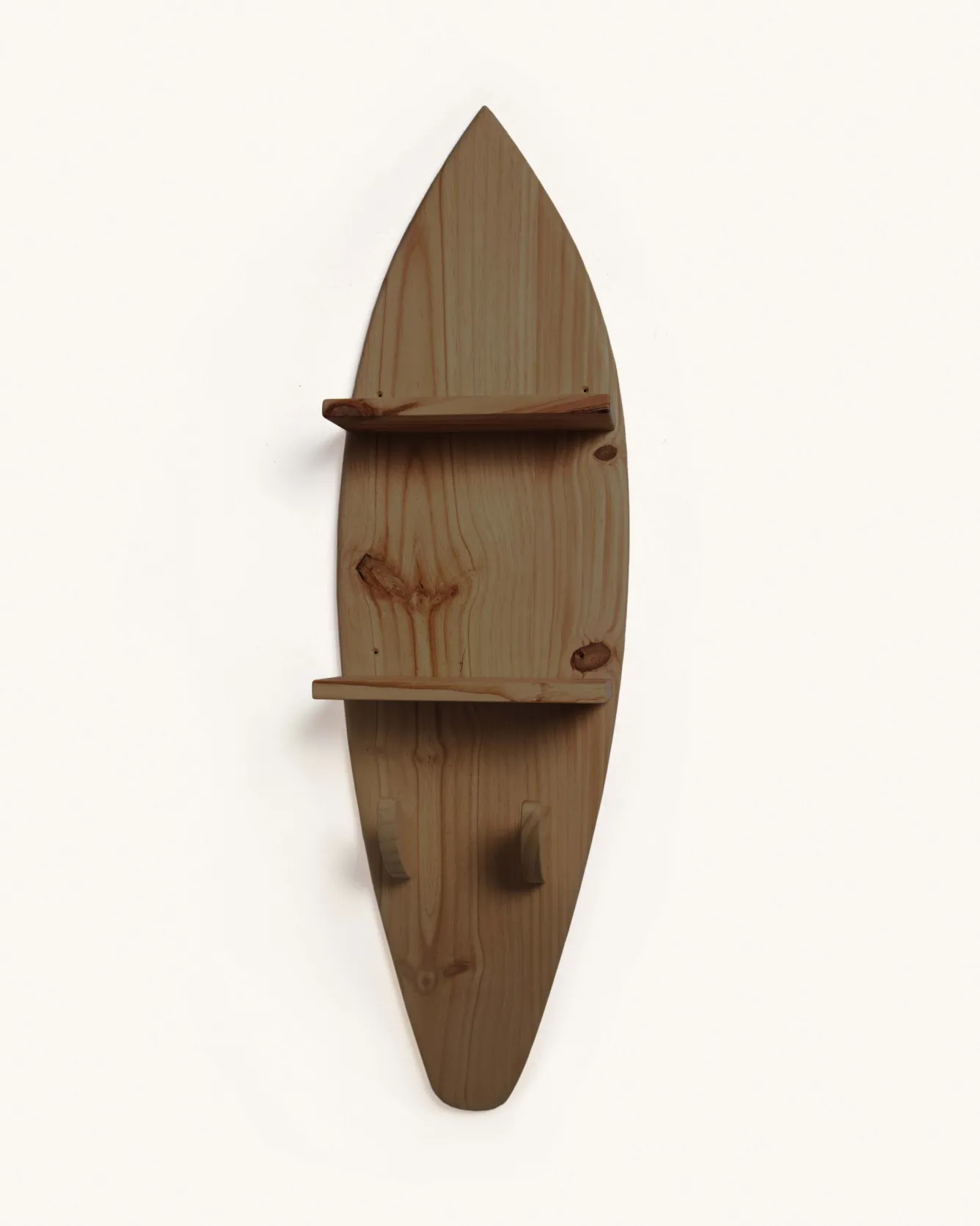 Hannun Étagères Suspendues | Portemanteaux | Porte-manteau/étagère planche de surf Razo