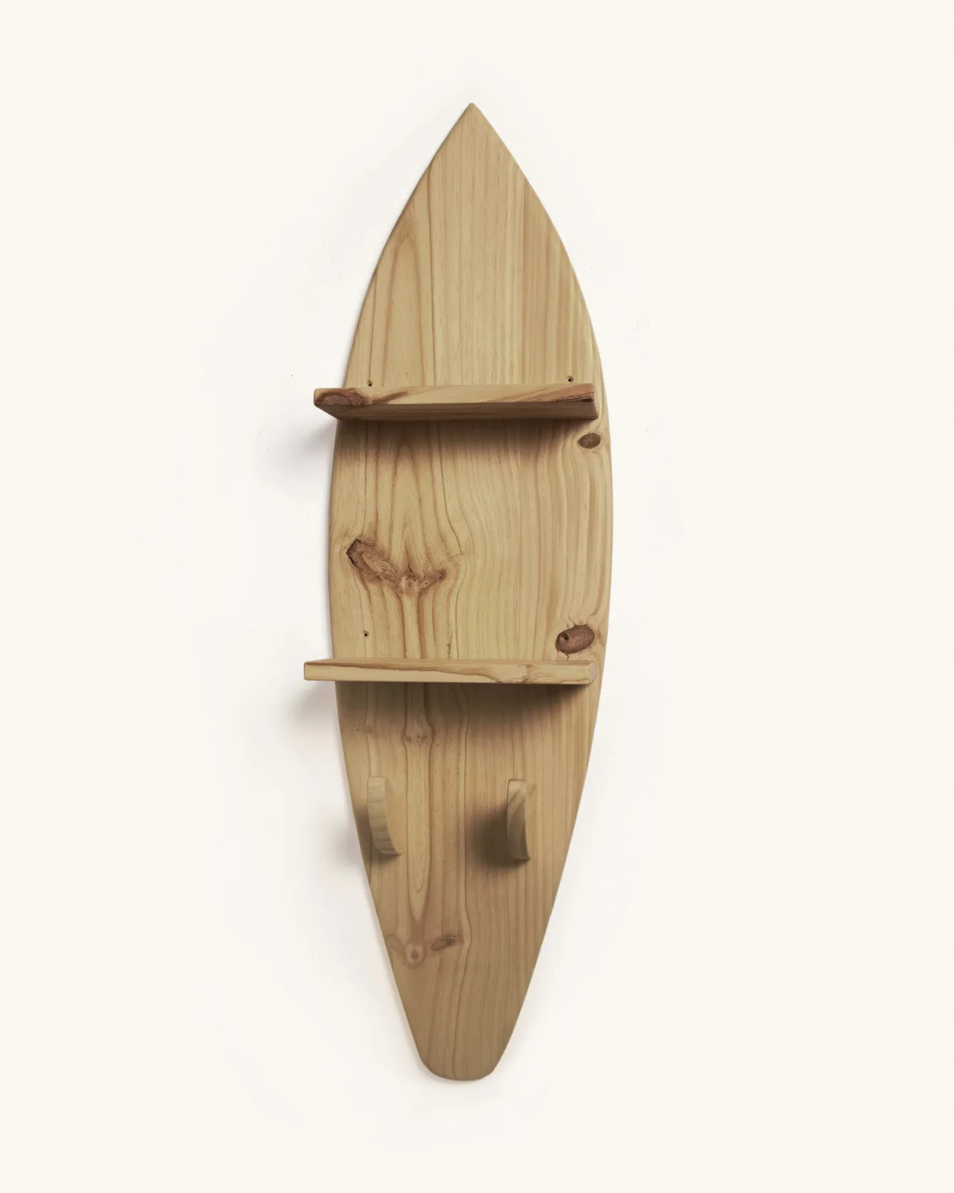 Hannun Étagères Suspendues | Portemanteaux | Porte-manteau/étagère planche de surf Razo